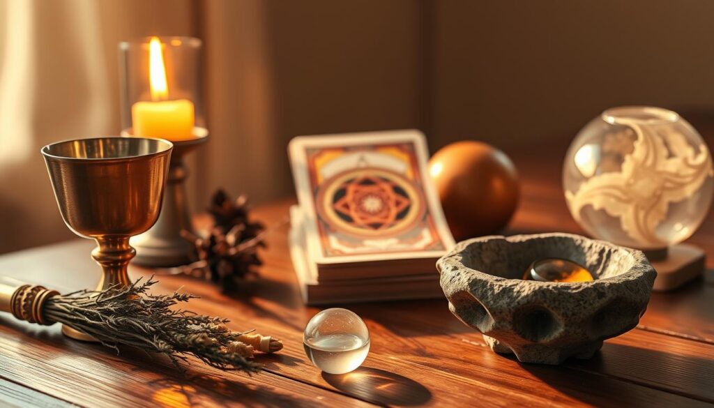 Herramientas para rituales espirituales