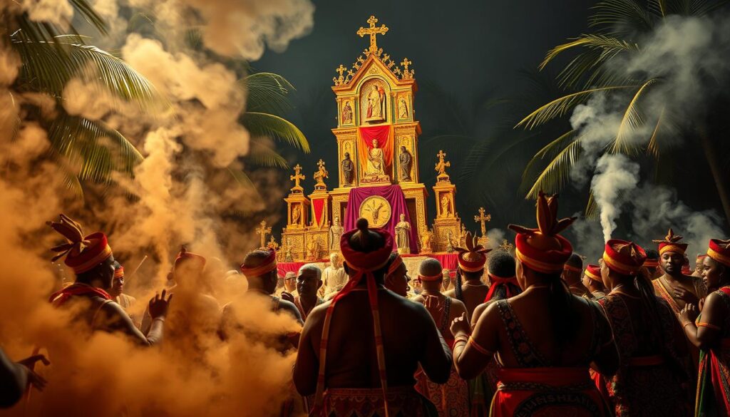 Influencias afrocubanas en la celebración religiosa