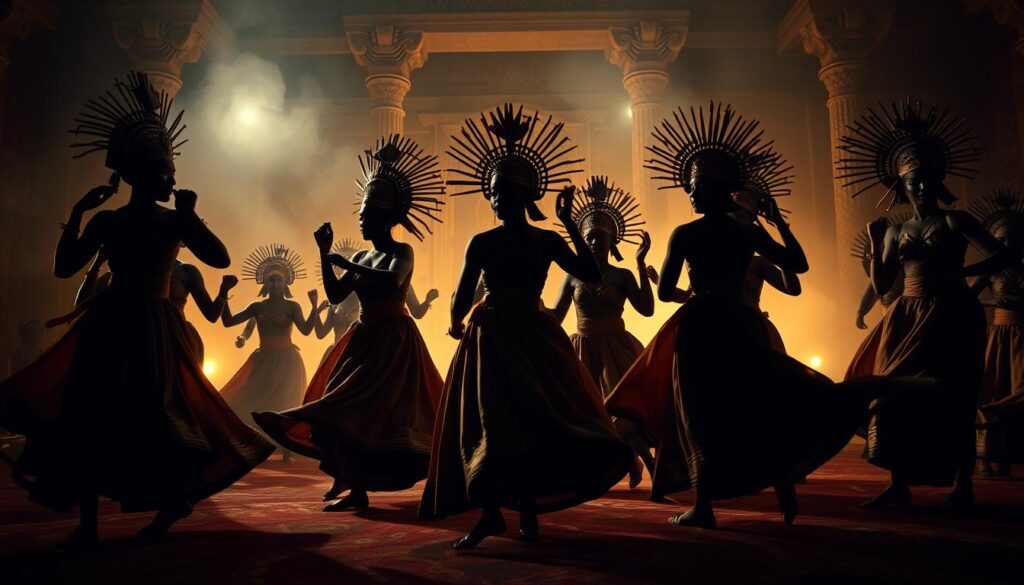 coreografía de danza sagrada