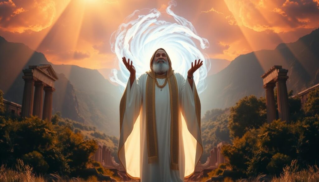 guía espiritual y justicia divina