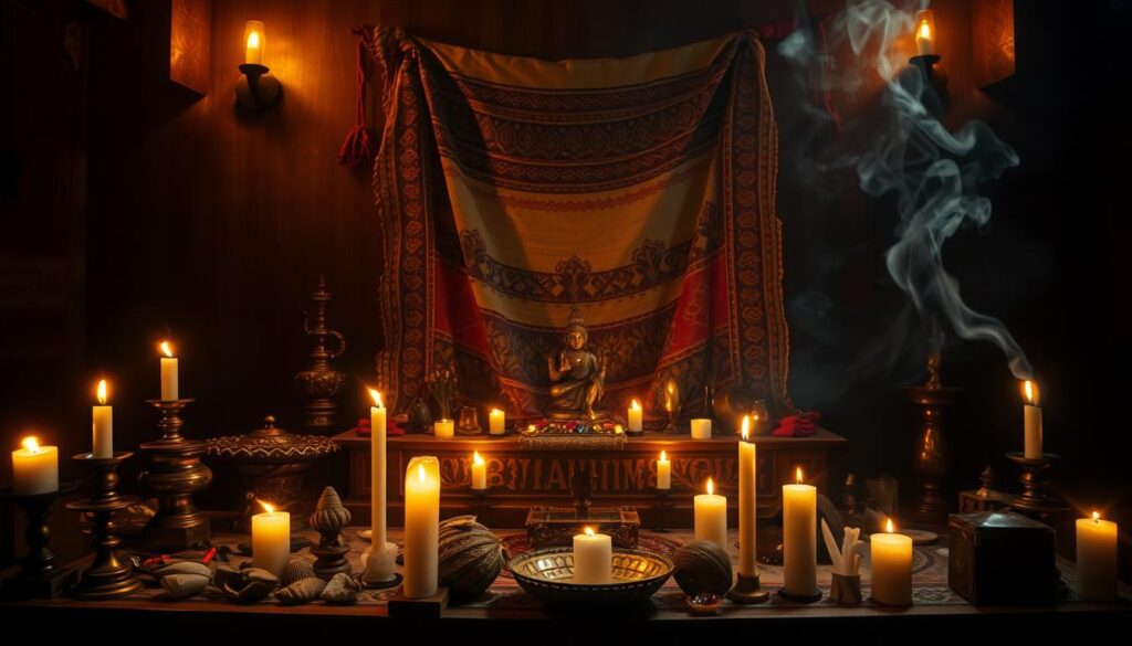 preparación espacio sagrado