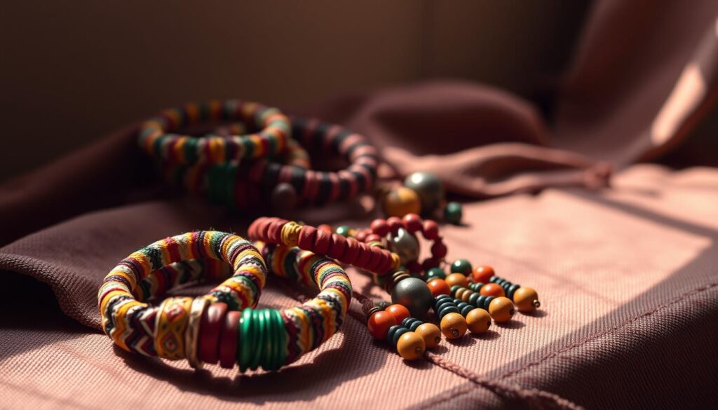 pulseras e Iddé en el ritual