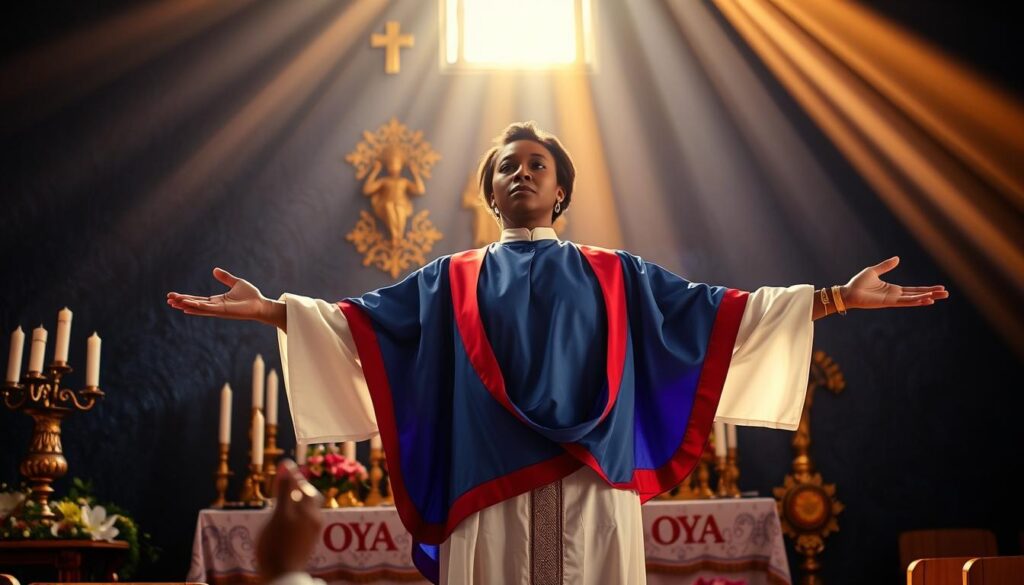 Mujer en el culto a Oyá