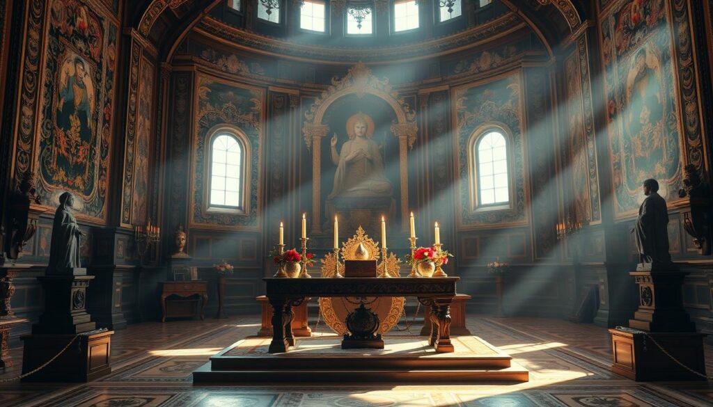 altar y espacio sagrado
