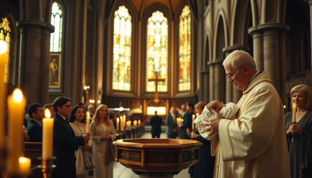 ceremonia de bautismo