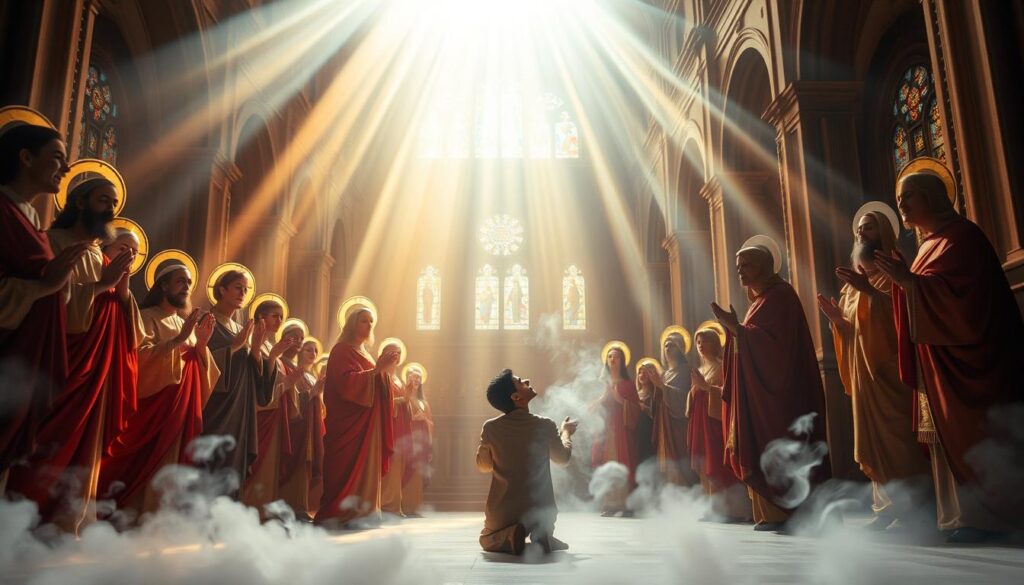intercesión de los santos
