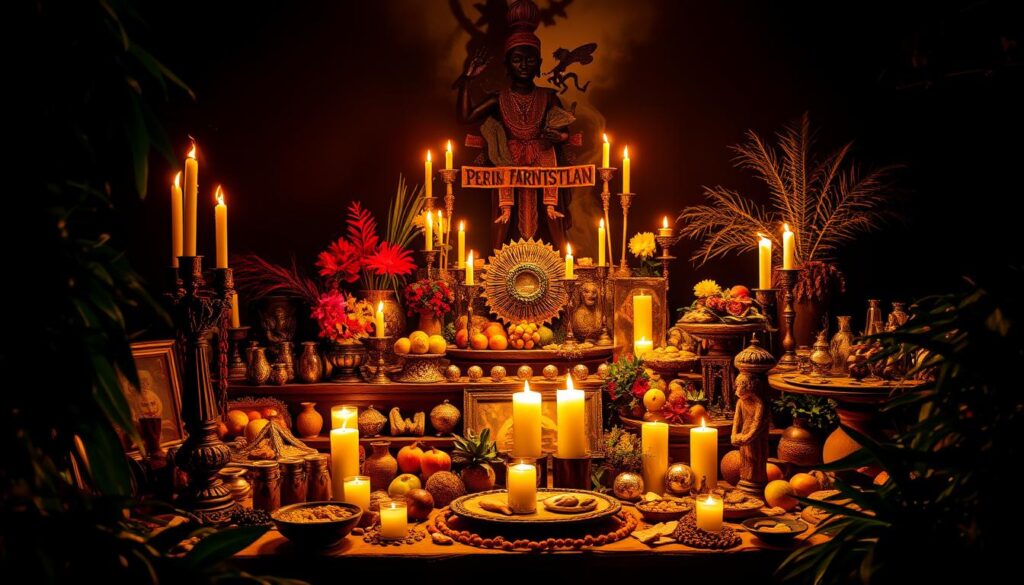 ofrendas a Eshú y otros Orishas