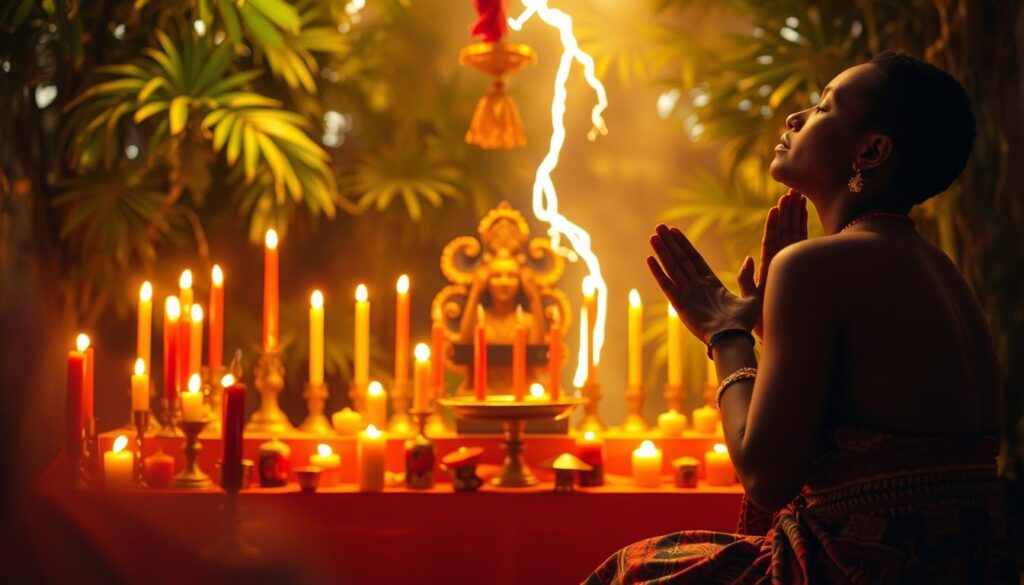 preparación personal para Shangó