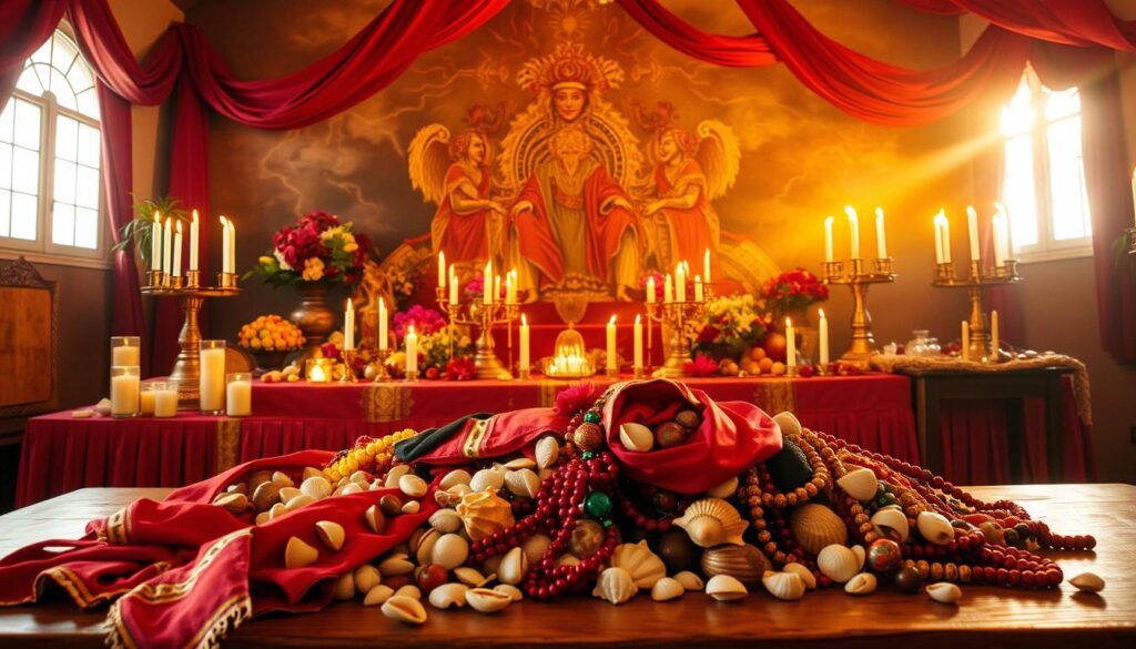 preparativos para Shangó