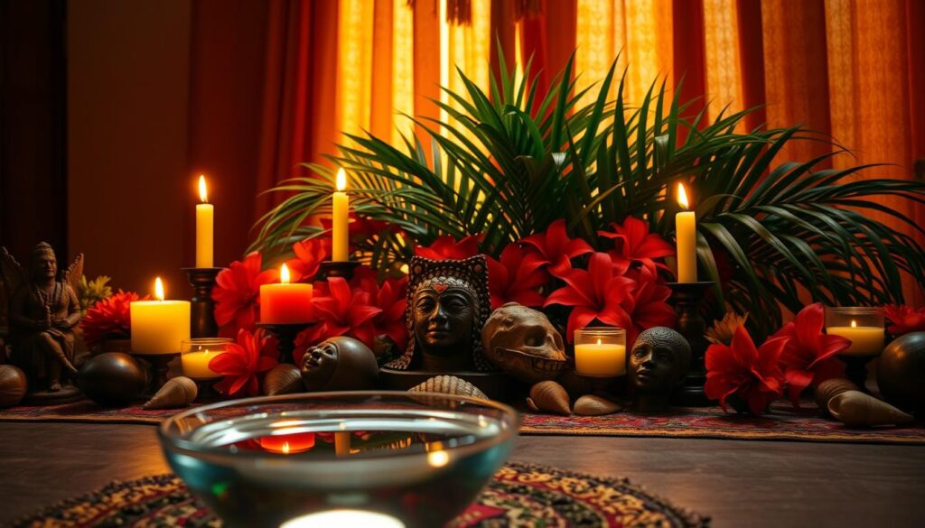 ritual de ofrendas