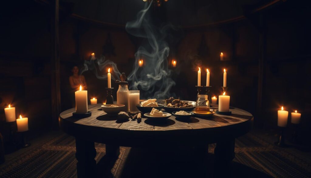 uso de ingredientes únicos en el ritual con Obatalá